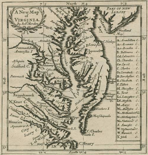 A New Map of VIRGINIA