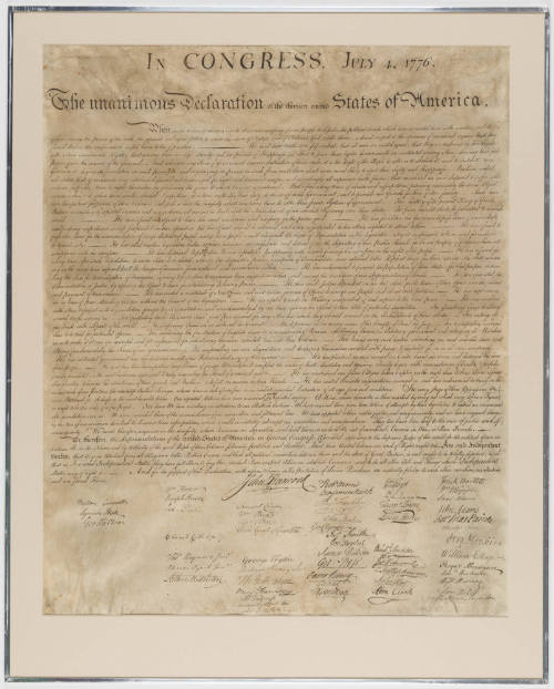 SCMO2001.23.1, Declaration of Independence
