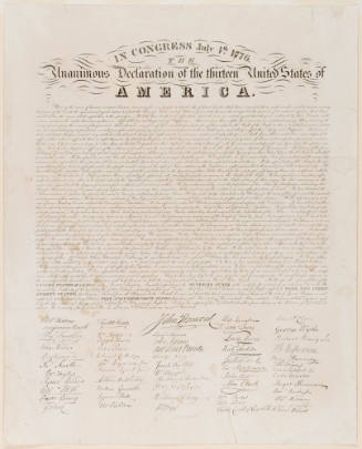 SCMS2007.7, Declaration of Independence