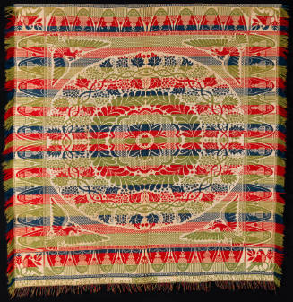 1991.609.13, Woven Coverlet
