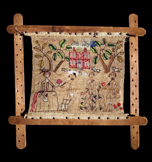 D2007-HL-. Needlework Picture
