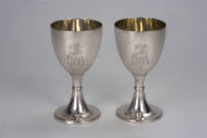 2008 Record photo by C. Lafiandra. Goblets, pair
