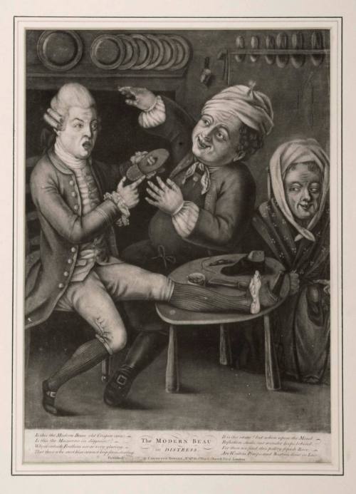2009 Record shot by C. Lafiandra. Mezzotint: "The Modern Beau in Distress"
