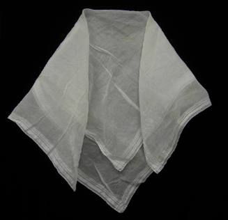 2009 Record shot by L. Baumgarten. Sheer cotton kerchief.
