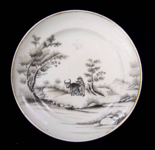 2009 Record shot by ARK. Plate, Quaker Farmer Pattern.