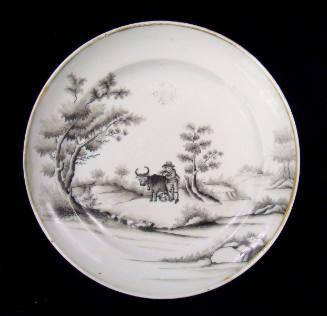 2009 Record shot by ARK. Plate, Quaker Farmer Pattern.