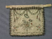 2009 Record shot by L. Baumgarten. Drawstring bag, back.