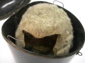 2009 Record shot by L. Baumgarten. 2008-118,a-b. Barrister's wig in box.