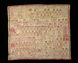 2009 Record shot by L. Baumgarten. Handkerchief, "The Royal Genealogy"
