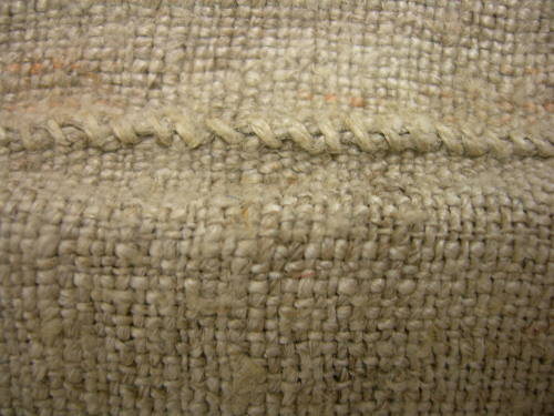 2009 Record shot by L. Baumgarten. Mattress tick, detail.