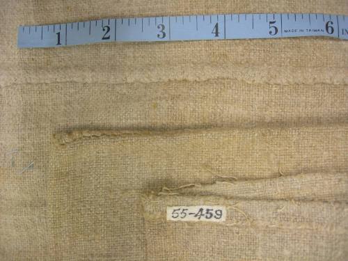 2009 Record shot by L. Baumgarten. Mattress tick, detail.