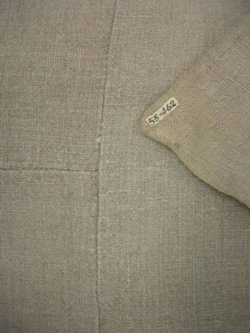 2009 Record shot by L. Baumgarten. Mattress tick, detail.