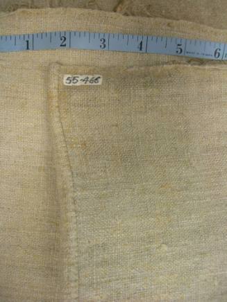 2009 Record shot by L. Baumgarten. Mattress tick, detail.