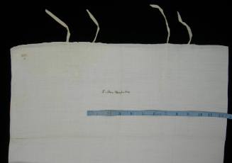 2009 Record shot by L. Baumgarten. Pillowcase.