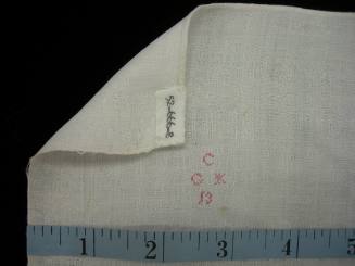 2009 Record shot by L. Baumgarten. Napkin, detail of mark.