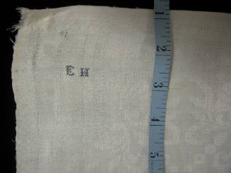 2009 Record shot by L. Baumgarten. Tablecloth, detail of embroidery