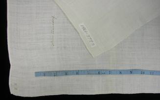 2009 Record shot by L. Baumgarten. Napkin, detail to show marks.