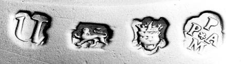 C70-624. Plate, marks.