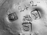 C70-622. Teapot, marks.