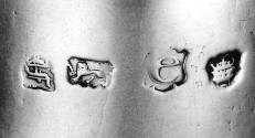 C70-863. Coffeepot, marks.