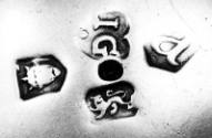 C70-1294. Cream jug, marks.