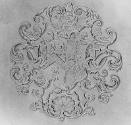 C70-1268. Salver, arms.
