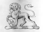C71-1216. Hot water urn, owner's crest.