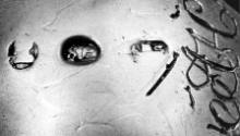 C72-1202. Scent bottle case, marks on exterior.