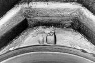 C70-468. Candlestick, date letter.