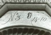 C74-396. Candlestick, date letter.