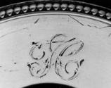 C70-430. Candlestick, owner's cypher.