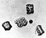 C74-934. Punch Bowl, marks.