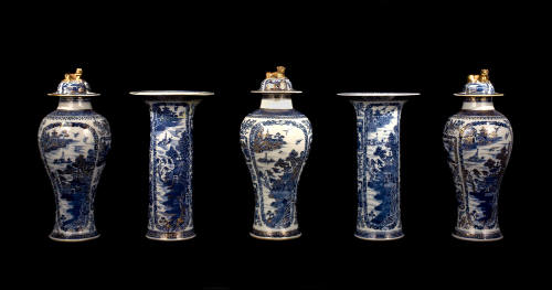 D2010-CMD-008. Garniture, black background.