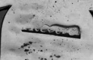 KC68-114. Porringer mark on back of handle