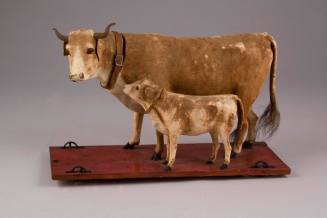 D2011-CL. Cow pull toy