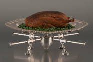 D2014-CMD. Dish cross with dish and faux food