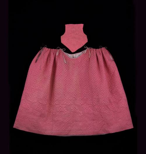 D2014-CMD. Petticoat and stomacher 2014-175,a&b