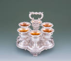 Egg Cup Frame with Six Egg Cups 1991-715,1-7