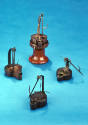 Betty Lamps and Betty Lamp Stand 1983-422 through 1983-430