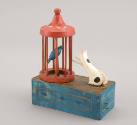 Cat and Bird Crank Toy 1971-863