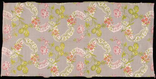Silk Lampas Brocaded Clothing Textile 1991-530