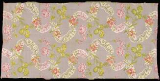 Silk Lampas Brocaded Clothing Textile 1991-530