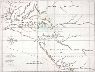 Map of Virginia according to Captain John Smith's Map Published Ano 1606 Also Of the Adjacent Country called by the Dutch Nieu Nederlant
