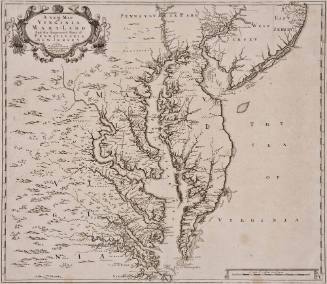 A New Map of Virginia Maryland And the Improved Parts of Pennsylvania & New Jersey