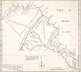 A map of the Northern Neck in Virginia situate betwixt the Rivers Patomack & Rappahanock according to a late Survey Drawn in the Year 1737