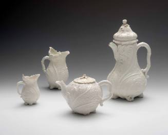 Cream jug 1962-91, Milk jug 1962-66, Teapot 1962-80, Coffeepot 1962-81