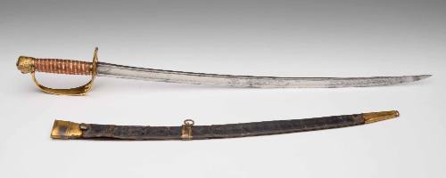 Saber and Scabbard 1977-275,A&B