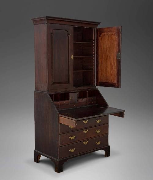 1990-219, Desk and Bookcase