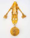 1952-601,A, Watch and Chatelaine with Seals and Key