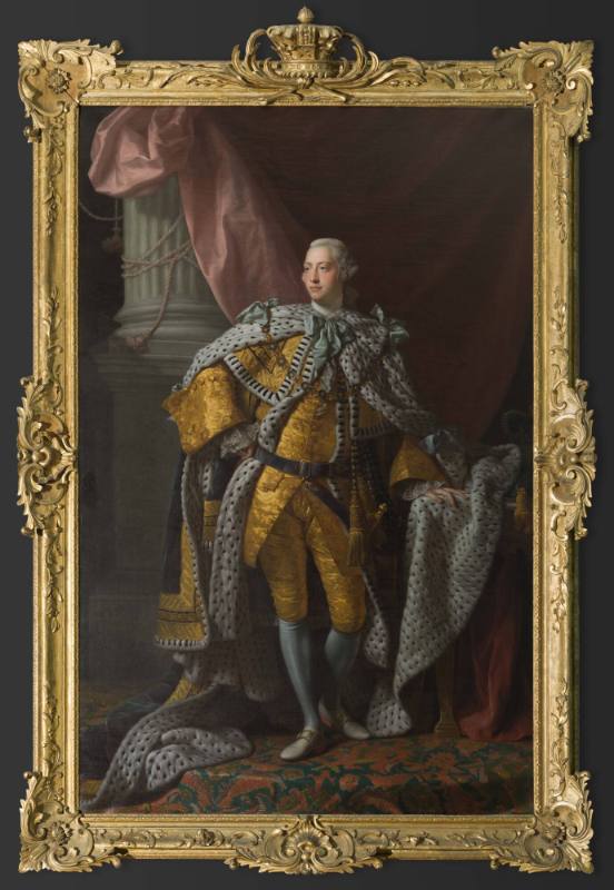 ジョージ3世 IUS III 大型 アンティーク コレクション Portrait of George III (1738-1820) – Works – eMuseum